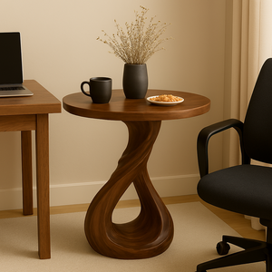 Mesa de Noche Moderna Hecha a Mano, Mesita de Noche Perfecta, Mueble de Madera Maciza Natural para Dormitorio, Decoración del Hogar - Product Image 1