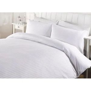 Super King Size 400 TC Cotton <b>Bedding</b> 3 Pc Sheet <b>Set</b> 108x108 Inch Soft Lightweight Dohar for Hotel or Home Use - Product Image 1