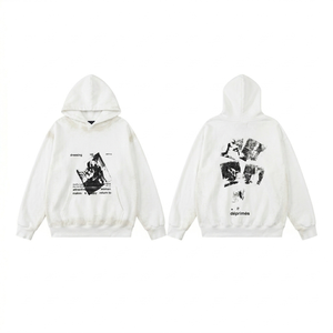 Sudadera con Capucha Personalizada de Alta Calidad, 100% Algodón, Estilo Casual para Hombre, Sudadera de Invierno con Impresión de Logotipo Personalizado, Hecha a Pedido - Product Image 3