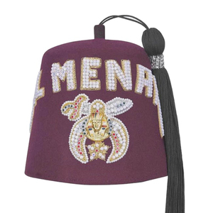 Chapeau fez élégant avec logo personnalisé, qualité supérieure, ajustement réglable, design élégant, 100% laine, respirant, imperméable pour un style intemporel - Product Image 1
