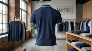 เสื้อเชิ้ตผู้ชายลำลองปี 2026 ปักโลโก้ด้านหน้าได้ตามต้องการ ผ้าถัก 100% คอตตอน แห้งเร็ว แขนสั้น สีพื้น ขายดี ดีไซน์ใหม่ - Product Image 6