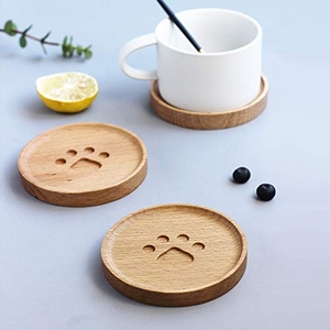 Wood <b>Coaster</b> <b>Drink</b> Protection Environmental Protection <b>Coaster</b> <b>Drink</b> Cup Customize Wood Wooden Mug <b>Coasters</b> - Product Image 3