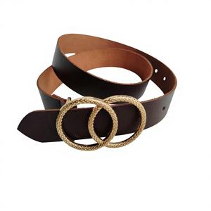 Cinturón de Cuero Vacuno con Hebilla de Acero Vintage para Hombre, Diseño Ecológico y Duradero, Hecho en India, de la Mejor Calidad, Idea de Regalo de Lujo - Product Image 1