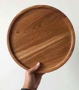 Plateau de service alimentaire en bois de qualité supérieure, finition naturelle, pour la maison, les restaurants et les hôtels - Product Image 4