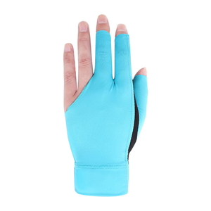 Guantes de billar de 3 dedos, hechos de poliéster y algodón, ajustables y compatibles con pantallas táctiles, precio competitivo. - Product Image 1