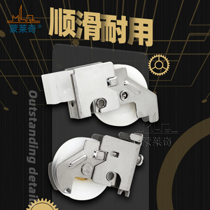 Roulettes de porte et fenêtre coulissantes en alliage d'aluminium série 70 de style ancien, en acier inoxydable pour portes et fenêtres en verre - Product Image 2