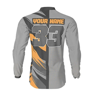 OEM Service Motocross Jersey Sublimation Printed MX Shirt for Importers Distributors and Sports Brands - Product Image 3