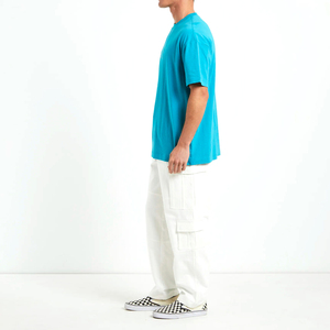 T-shirt pour homme en coton 100% à séchage rapide, imprimé en sérigraphie, décontracté, col rond, coupe ample, manches courtes, léger et respirant - Product Image 3