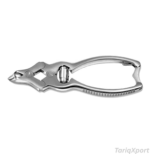 Coupe-ongles en acier inoxydable à double action et double mâchoire concave, ouverture large pour les ongles des bébés - Coupe-ongles professionnel durable - Product Image 2