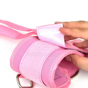 สายรัดข้อเท้าสำหรับการฝึกออกกำลังกาย รองรับการออกกำลังกายด้วยสายเคเบิลได้อย่างแข็งแรง เหมาะสำหรับการออกกำลังกายกล้ามเนื้อก้น ใช้งานง่าย วัสดุทนทาน - Product Image 5