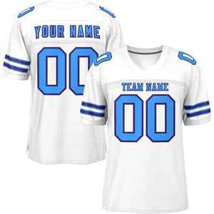 Nouvelles tenues de football sublimées, maillots de football entièrement personnalisés, maillots de football américains en mesh, vêtements pour hommes, maillots de football de France - Product Image 3