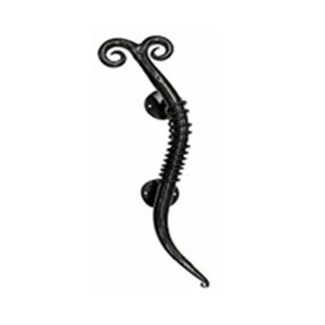 Modern Cast Iron Bar Pull Handle with Black Finish for Bedroom Cabinets <b>Cupboards</b> & Wardrobes - Product Image 3