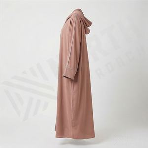 Abaya Premium Ouverte sur le Devant, Jilbab Élégant pour Femme, Ample et Décontracté, Tissu Personnalisé en Mousseline, Khimar Modeste, Robe Islamique - Product Image 3