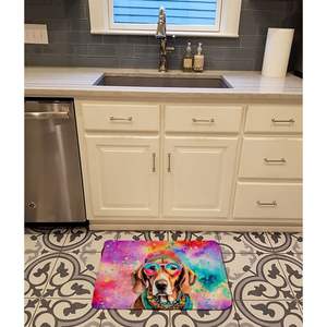 Weimaraner Hippie Dawg Memory <b>Foam</b> Bath Mat Machine Washable Anti-Fatigue Kitchen Rug Comfort <b>Cushion</b> for Bath and Kitchen - Product Image 2