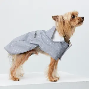 Robe ODM fabriquée à Taïwan en polyester recyclé pour la pluie et le froid pour animaux de compagnie et chiens