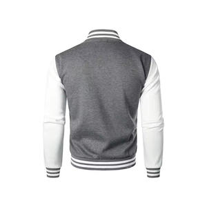 Chaqueta Varsity Unisex de Alta Calidad para Hombre, Cuello Alto, Cuero Genuino, Personalizable, OEM - Product Image 3