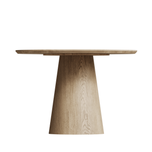 Tavolo da Pranzo Circolare Moderno Minimalista da 43 Pollici in Legno Naturale Colorato - Product Image 6