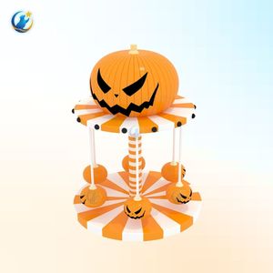 Manèges intérieurs à thème de personnages mignons et amusants, aux tons doux et fantaisistes, conçus pour les enfants, zone de jeux sécurisée OEM/ODM - Product Image 5