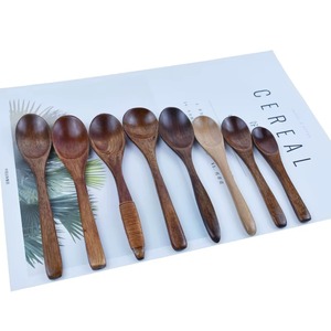 Natural <b>Wooden</b> <b>Spoons</b> <b>Set</b> REHMAN CRAFT Eco Friendly Reusable Long Handle Classic Design Mirror Polish Tea Coffee Dessert Kitchen - Product Image 6