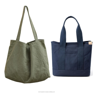 Sac fourre-tout en toile de coton recyclé imprimé personnalisé Sacs fourre-tout personnalisés en gros avec logo d'usine - Product Image 3