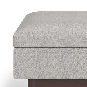 Owen Cloud Grey Pouf Contenitore con Funzione Tavolino da Caffè, Sgabelli e Pouf Eleganti - Product Image 2