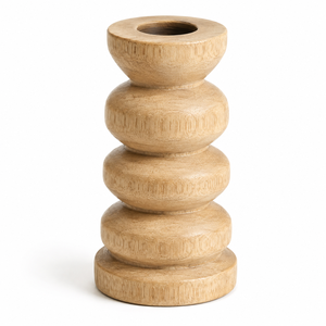 Handmade Rustic <b>Wooden</b> Candle Holder Natural Decorative Candle Stand for Table Home Decor Dining Room Bedroom Living Room - Product Image 5