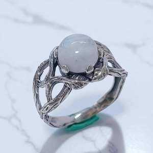 Anillos de plata de ley 925 con piedras preciosas naturales, diseño único, anillos y joyería de plata de ley 925 - Product Image 3