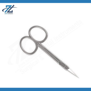Cuticle <b>Scissors</b> Curved Tip Manicure Pedicure Nail Cut Makeup <b>Scissor</b> Stainless Steel Cuticle Trimming Beauty Grooming Tool - Product Image 6