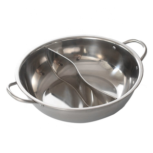 Refined Stainless Steel Hot Pot <b>Cookware</b>-Multi-function Dishwasher Safe Modern Luxury Design for Home & Restaurant Use - Product Image 1
