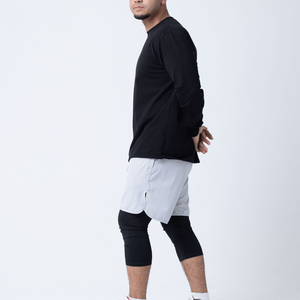 Shorts Awrah 2026 pour hommes, couleur unie, séchage rapide, avec poches, taille mi-haute, décontractés, sportifs, taille élastique, tissés - Product Image 5