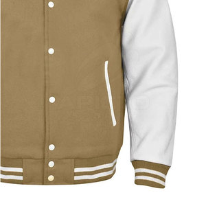 Veste d'hiver pour homme de qualité supérieure, style varsity, avec logo sur le devant, tissu durable en laine/coton, respirant, écologique, tendance streetwear - Product Image 6
