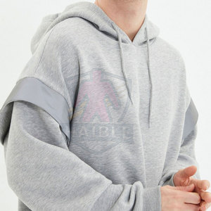 Sudaderas con Capucha Extra Grandes de Invierno para Hombre, Mezcla de Algodón, Color Sólido, Tela de Felpa de Alta Calidad, Precio Bajo, para Uso en Exteriores - Product Image 4