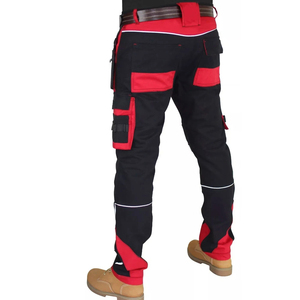 Pantalones Cargo Casuales Personalizados para Hombre, 100% Algodón, Tela de Lona, Cintura Media, Ligeros, de Secado Rápido, Estilo Jogger, con Múltiples Bolsillos - Product Image 3