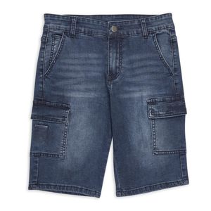 Short en jean cargo pour garçons, de haute qualité, personnalisable, en coton, décontracté, pour l'été - Product Image 2