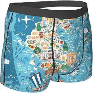 Caleçons Boxers Personnalisés pour Hommes – Qualité Supérieure, Tendance, Respirants, Tricotés, Imprimés, Séchage Rapide, 100% Coton, Logo à la Taille, pour Adultes - Product Image 2