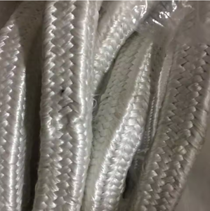 Corde d'emballage ignifuge en fibre de verre ronde, personnalisée en usine, pour isolation thermique et étanchéité. - Product Image 2