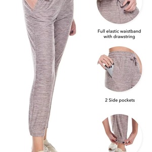 Pantalon pour femme super confortable avec logo personnalisé, idéal pour l'entraînement hivernal, poches personnalisées de haute qualité, service OEM, taille élastique, séchage rapide - Product Image 6
