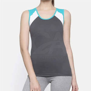 Tenue d'été élégante pour femmes, débardeur de fitness sans manches, débardeur vintage délavé pour femmes - Product Image 4