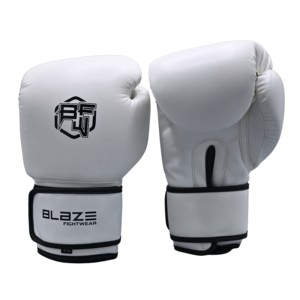 Guantes de Boxeo de Piel Profesionales para Entrenamiento y Sparring, con Logotipo Personalizado, 8oz 10oz 12oz 14oz 16oz, con Cordones, Fabricante OEM - Product Image 1