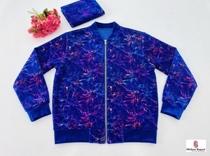 High Quality Velvet Printed Fabric Multicolor Foil Work Dresses Apparel Fashion Textile Home Decor OEM - Product Image 6