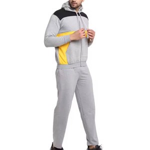 Men Premium Activewear <b>Tracksuit</b> Set Zipper Front Jacket And Jogger Low MOQ Wholesale Supplier - Product Image 2
