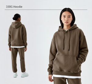 Conjuntos Deportivos Personalizados para Mujer, Invierno, Color Sólido, 100% Algodón, Alta Calidad, 500 GSM - Product Image 1