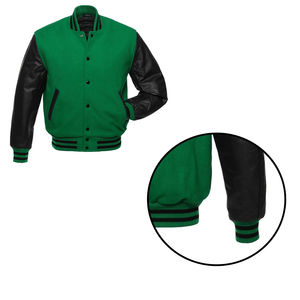 Chaqueta Varsity de Lona para Hombre, Manga Larga, con Logotipo Personalizado, Resistente al Viento y al Agua, Estilo Urbano, Oferta 2024, Último Diseño OEM - Product Image 4