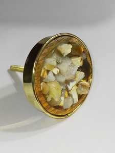 Poignées de meuble en agate naturelle pour la décoration de meubles de luxe - Product Image 2