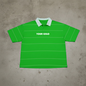 COME OUT - Camiseta de Rugby Personalizada de Estilo Urbano, Tejida en Algodón, Corte Cuadrado, Bordada, para Hombre, Tallas Grandes - Product Image 6