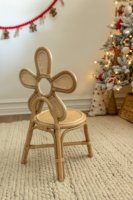 Fabrication sur mesure disponible - Chaises en rotin de haute qualité pour enfants - Fabriquées en rotin naturel, meubles pour enfants
