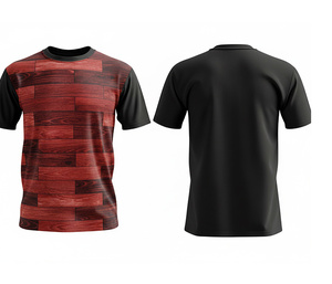 T-shirt de sublimation de qualité professionnelle, impression longue durée |   Tailles pour hommes, femmes et jeunes |   Vêtements de sport légers et à séchage rapide - Product Image 1