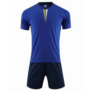 Conjunto de Jersey de Pádel Azul para Hombre, Manga Corta, Cuello en V, Poliéster que Absorbe la Humedad, Ajuste Atlético, para Todas las Temporadas, Estampado Sublimado - Product Image 1