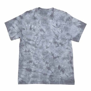 Camiseta Casual de Manga Corta con Cuello Redondo y Estampado Tie-Dye Rojo para Hombre, Corte Regular, Tejido de Punto - Product Image 4