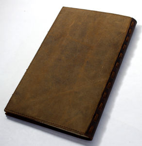 สมุดบันทึกปกอ่อนหนังพิมพ์ลายตามสั่ง ขนาด A4 A5 กระดาษจุด/เปล่า พร้อมช่องใส่ของด้านหลัง สมุดไดอารี่สีทอง/สีเงิน - Product Image 3